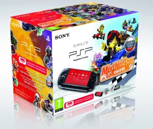 PSP 3008 Black + ModNation Racers