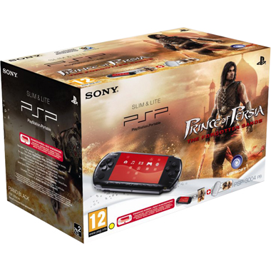 PSP 3008 Black + Prince of Persia
