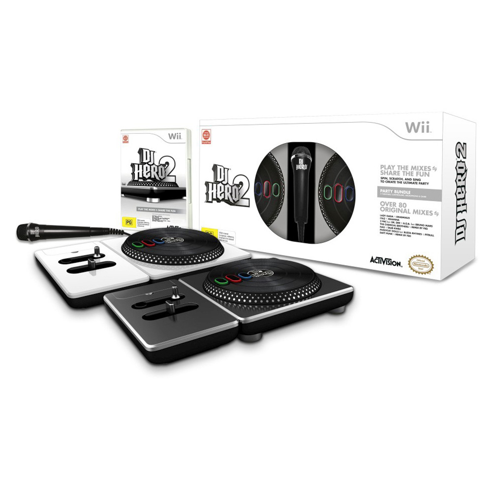 DJ Hero 2 Turntable Bundle (игра + контроллер) + DJH1