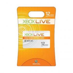 Xbox360 Live карта оплаты 12 месяцев