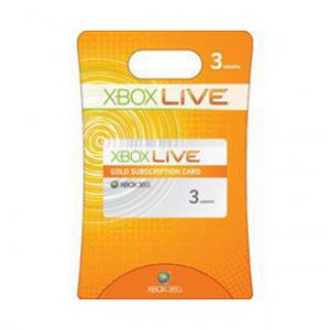 Xbox360 Live карта оплаты 3 месяца